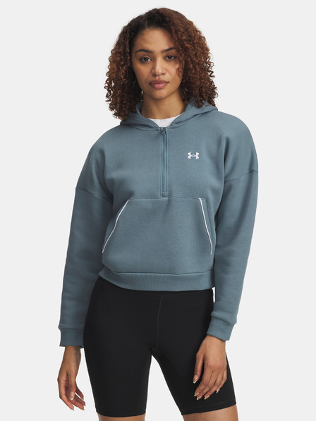 Under Armour Damen Hoodie Under Armour Rival Flc Piped HZ Hoodie-BLU