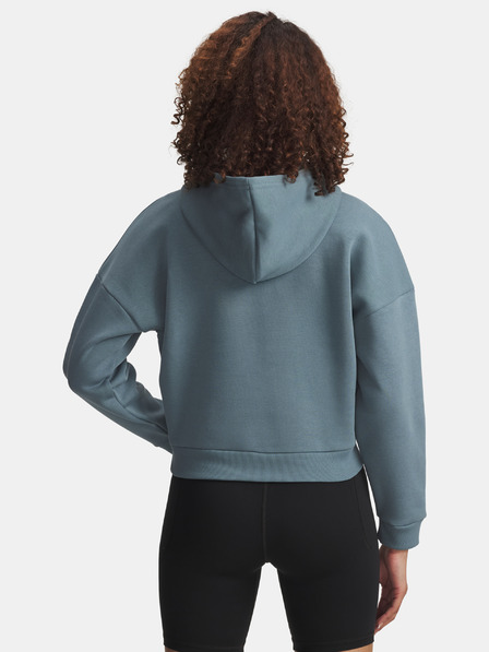 Under Armour Damen Hoodie Under Armour Rival Flc Piped HZ Hoodie-BLU