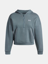 Under Armour Damen Hoodie Under Armour Rival Flc Piped HZ Hoodie-BLU