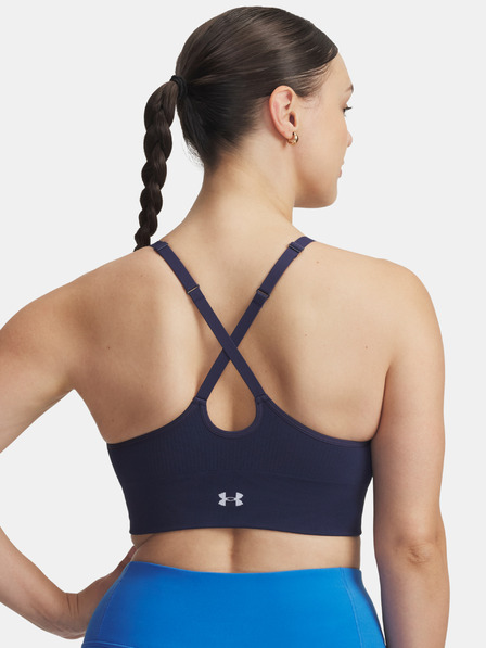 Under Armour Damen Sport-BH Under Armour Vanish Seamless Low Bra-BLU