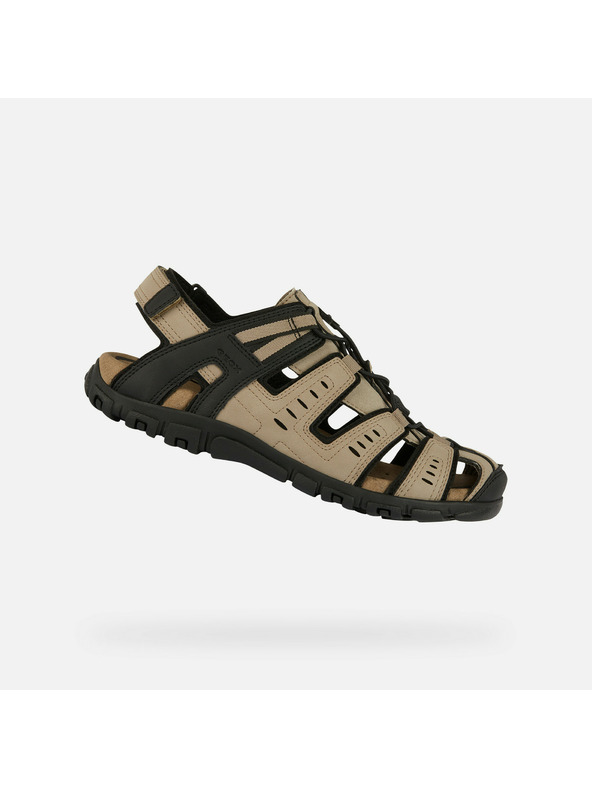 Geox Beige Herren-Sandalen Geox Strada