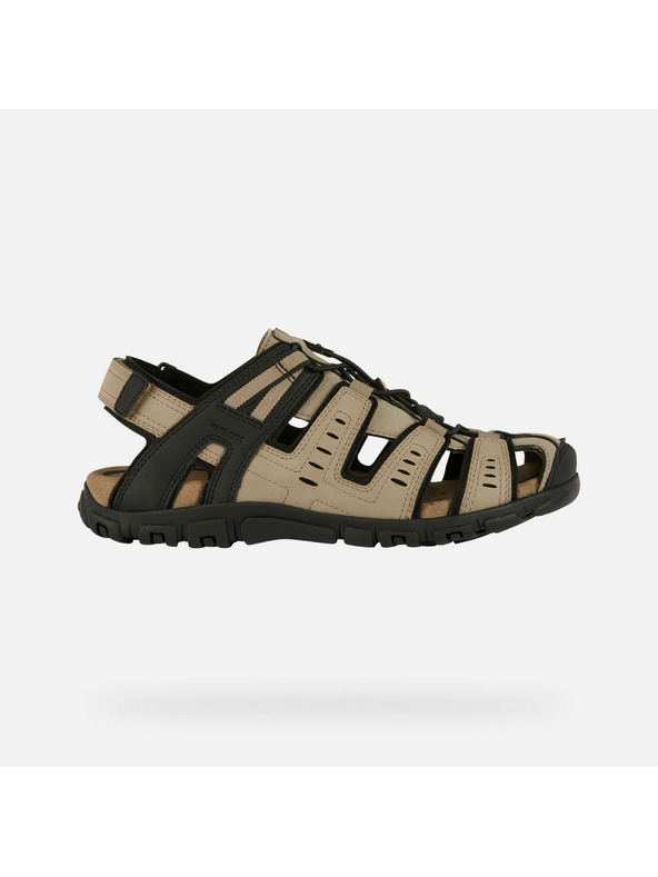 Geox Beige Herren-Sandalen Geox Strada