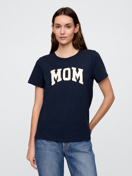 GAP Damen Baumwoll-T-Shirt MOM GAP