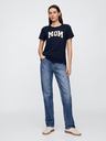 GAP Damen Baumwoll-T-Shirt MOM GAP