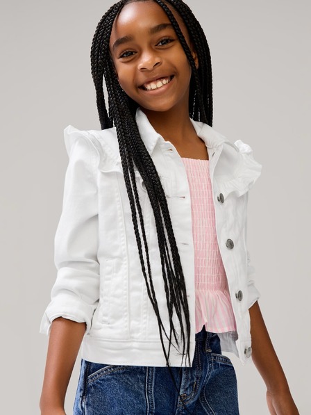 GAP Kinder-Jeansjacke mit Rüschen GAP