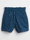 GAP Gemusterte Kinder Shorts aus Leinen Utility GAP