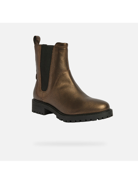 Geox Goldene Damen-Stiefeletten Geox Hoara