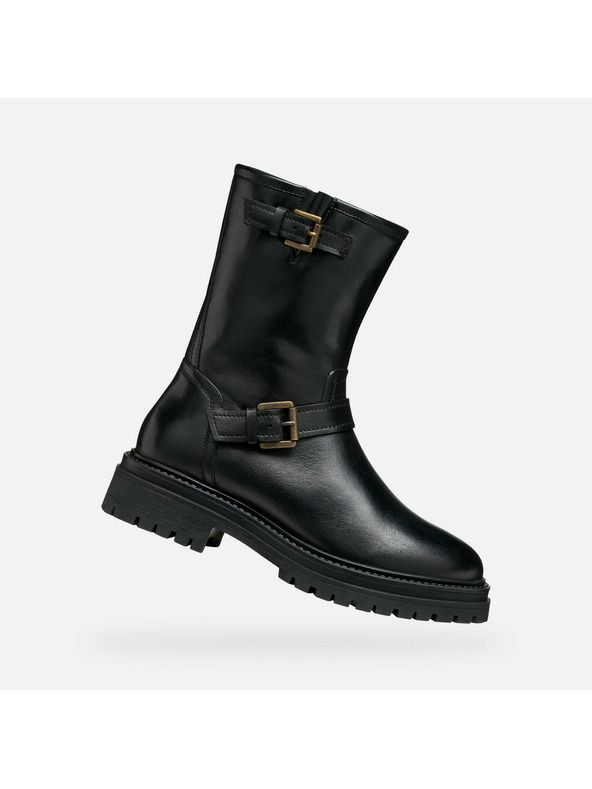 Geox Schwarz Damen Stiefelette Geox Iridea