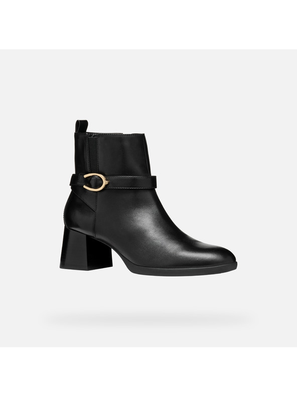 Geox Schwarze Damen-Ankle Boots Geox Walk Pleasure 55