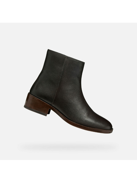 Geox Dunkelbraune Damen-Stiefeletten Geox Camexia