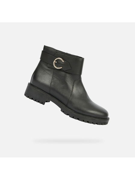 Geox Schwarze Damen-Stiefeletten Geox Hoara