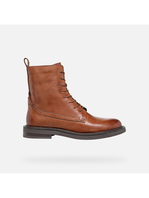 Geox Hellbraune Damen-Stiefelette Geox Serilda
