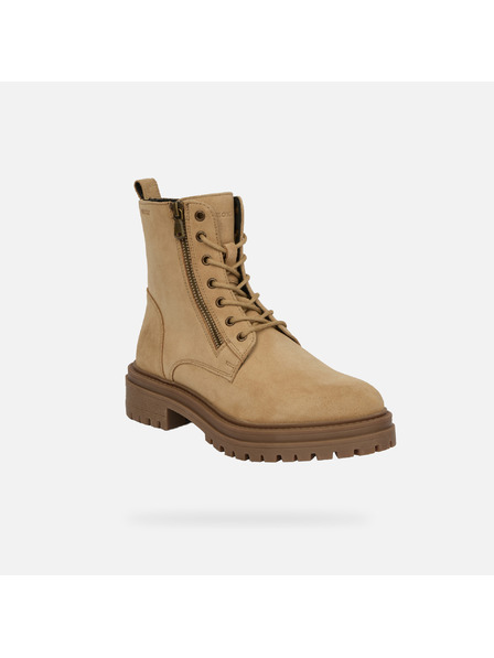 Geox Beige Damen-Stiefeletten Geox Iridea