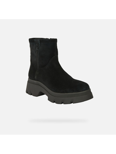 Geox Schwarze Damen-Ankle-Boots Geox Pluette