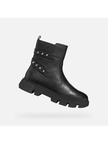 Geox Schwarze Damenstiefel Geox Vilde