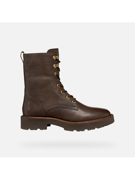 Geox Dunkelbraune Damen-Ankle-Boots Geox Norize