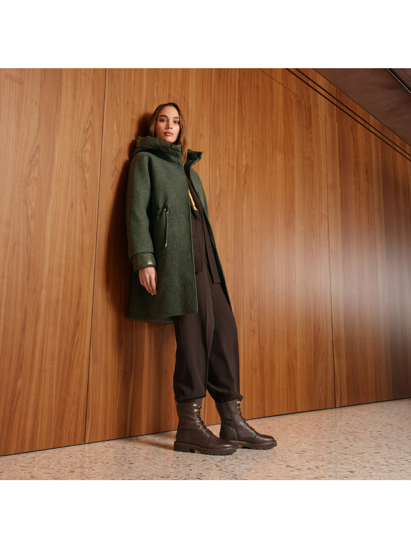 Geox Dunkelbraune Damen-Ankle-Boots Geox Norize