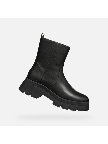 Geox Schwarze Damen-Ankle-Boots Geox Pluette