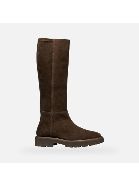 Geox Dunkelbraune Damenstiefeletten Geox Norize