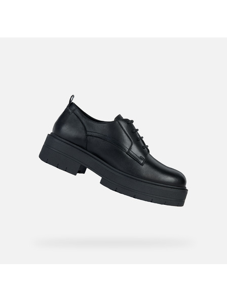 Geox Schwarze Damen-Halbschuhe Geox Spherica EC7