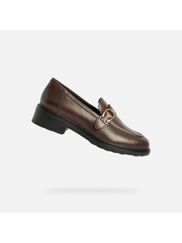 Geox Braune Damen-Mokassins Geox Walk Pleasure