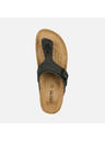 Geox Dunkelgraue Damen-Hausschuhe Geox Brionia