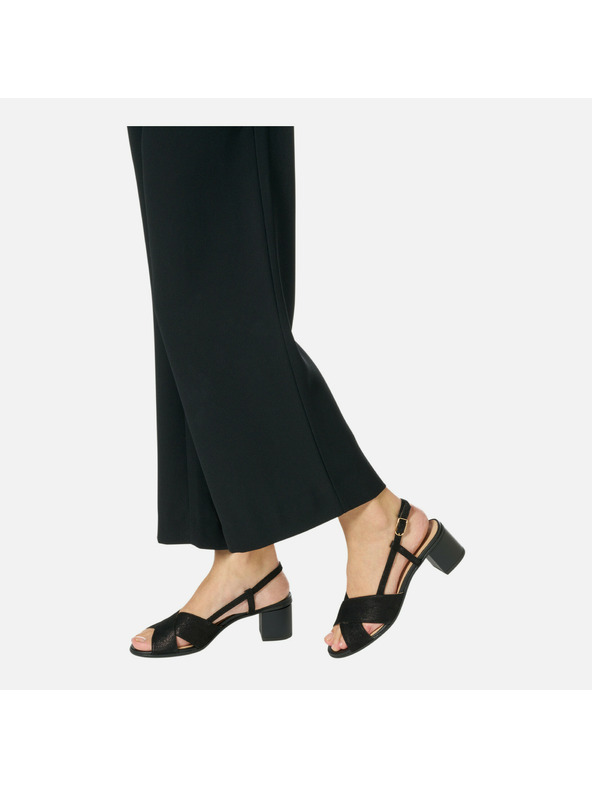 Geox Schwarze Damen Sandalen Geox Aurely 50