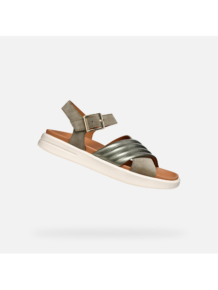 Geox Graue Damen-Sandalen Geox Xand 2S