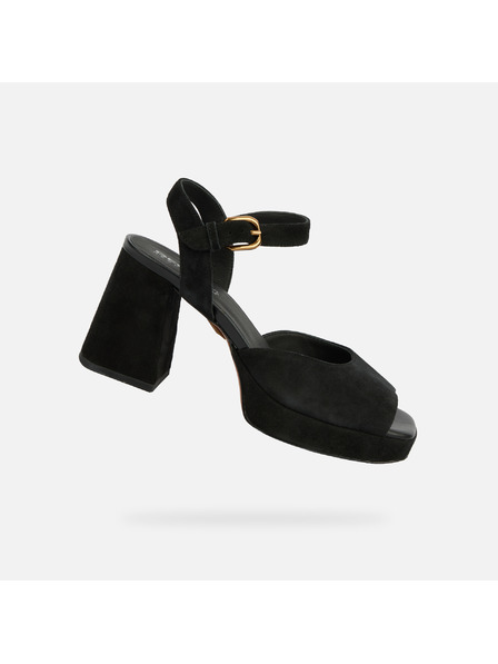 Geox Schwarze Damen-Sandalen Geox Soledea