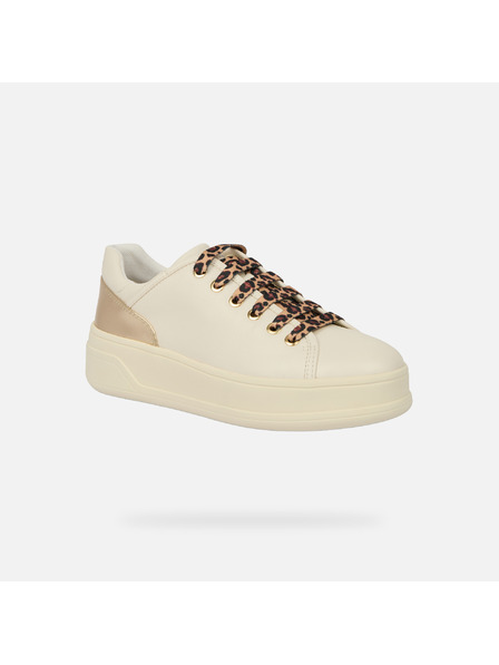 Geox Weiße Damen Geox Spherica ECUB-2 Turnschuhe