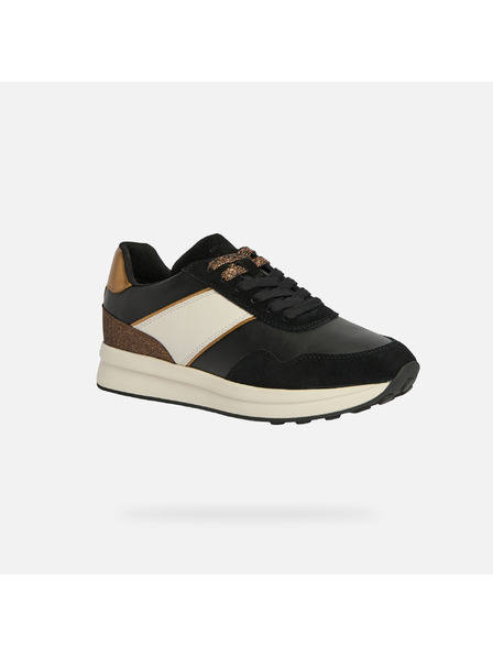 Geox Schwarze Damen-Sneaker Geox Runntix