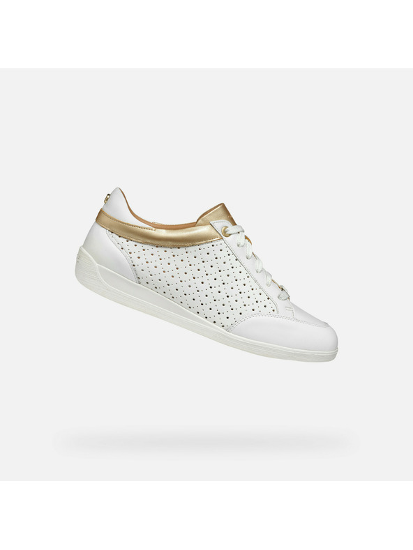 Geox Weiß Damen Geox Myria Turnschuhe