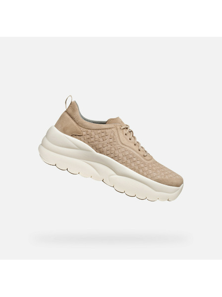 Geox Beige Damen Geox Xtors Turnschuhe