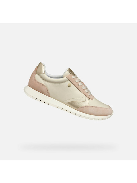 Geox Creme Damen Geox Sukie 2.0 Turnschuhe