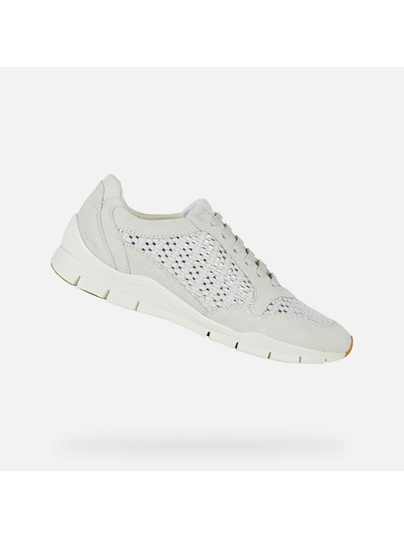 Geox Weiße Damen-Sneaker Geox Sukie