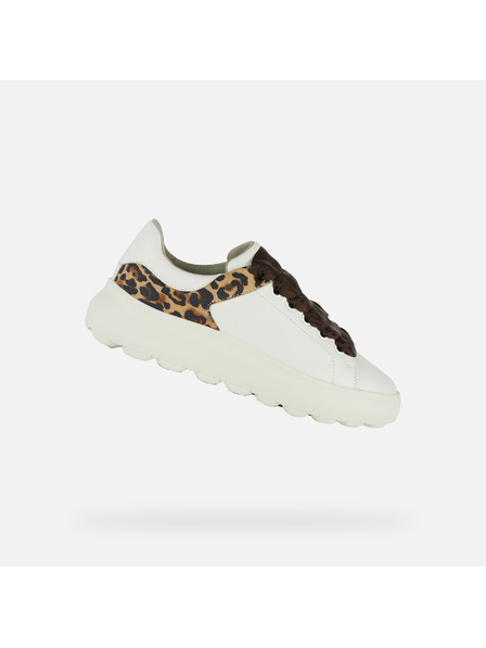 Geox Weiß Damen Geox Spherica Ec4.1 Turnschuhe