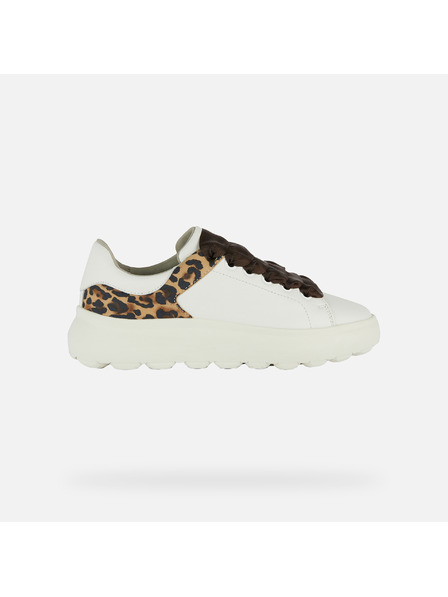 Geox Weiß Damen Geox Spherica Ec4.1 Turnschuhe