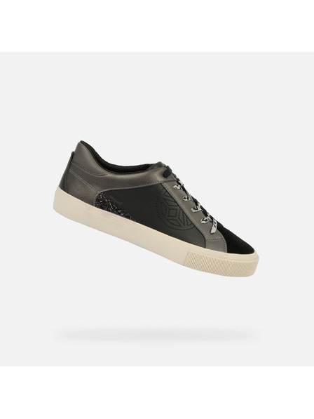 Geox Schwarze Damen-Sneaker Geox Emmeleny