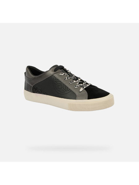 Geox Schwarze Damen-Sneaker Geox Emmeleny