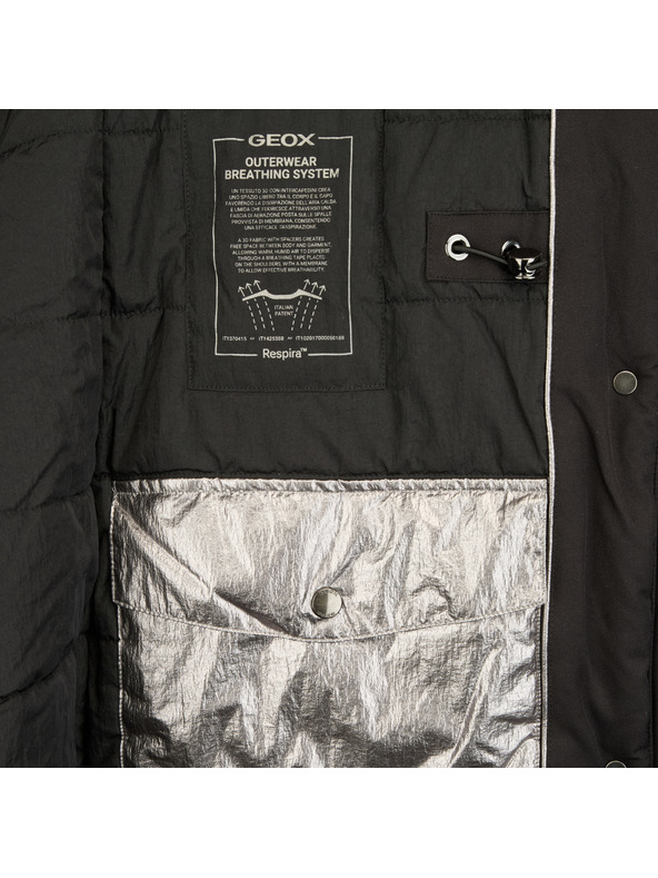 Geox Schwarze Damen-Parka Geox Spherica