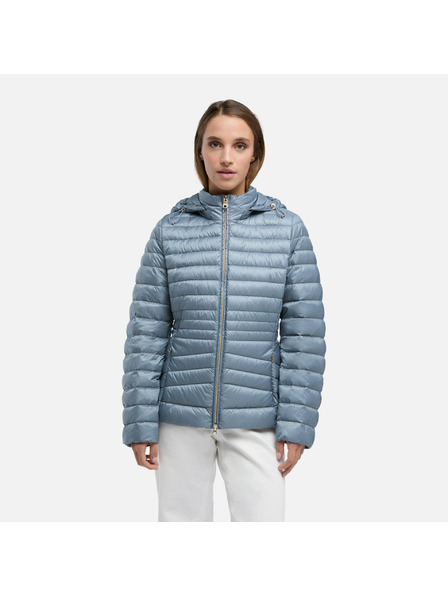 Geox Hellblaue Damen-Daunenjacken Geox Jaysen