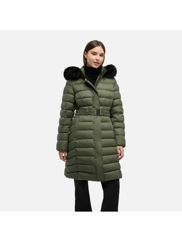 Geox Khaki Damen-Daunenjacke Geox Catria