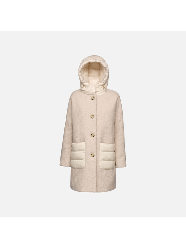 Geox Cremefarbene Damen-Jacke Geox Calithe
