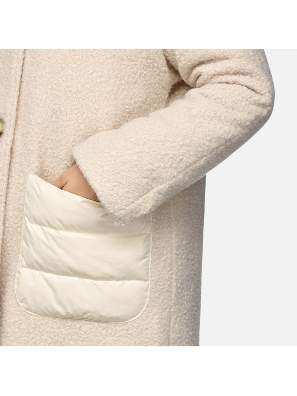 Geox Cremefarbene Damen-Jacke Geox Calithe