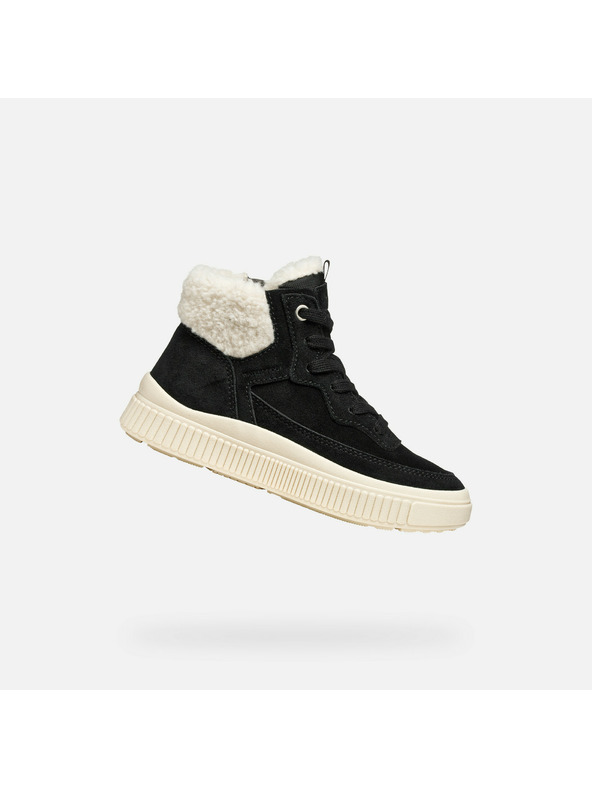 Geox Schwarze Mädchen-Sneaker Geox Laquinny WPF