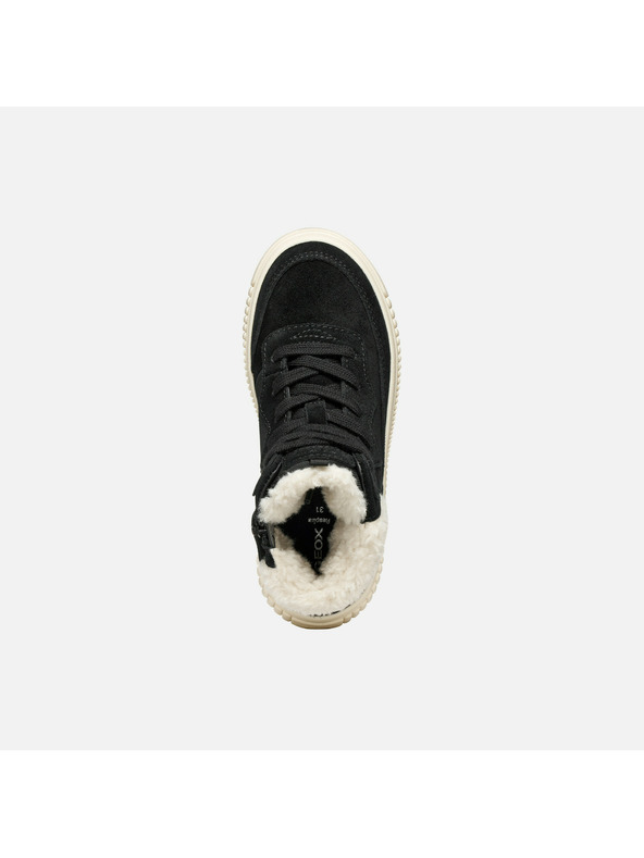 Geox Schwarze Mädchen-Sneaker Geox Laquinny WPF