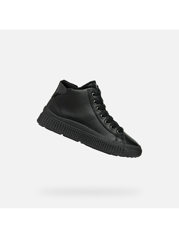 Geox Schwarze Mädchen-Sneaker Geox Laquinny