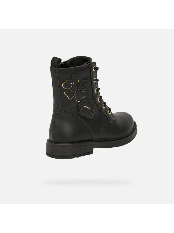 Geox Schwarze Mädchen-Stiefeletten Geox Eclair Girl