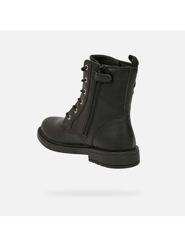 Geox Schwarze Mädchen-Stiefeletten Geox Eclair Girl
