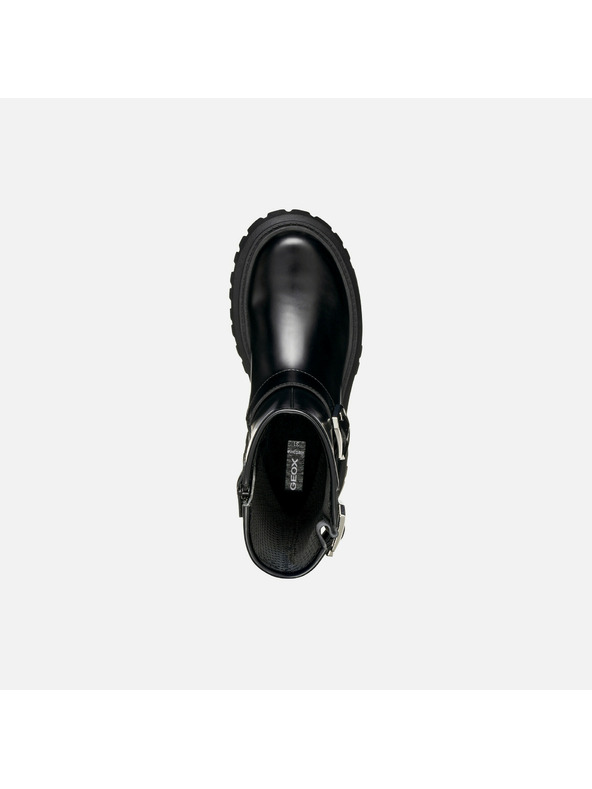 Geox Schwarze Mädchen-Stiefeletten Geox Maquinnens
